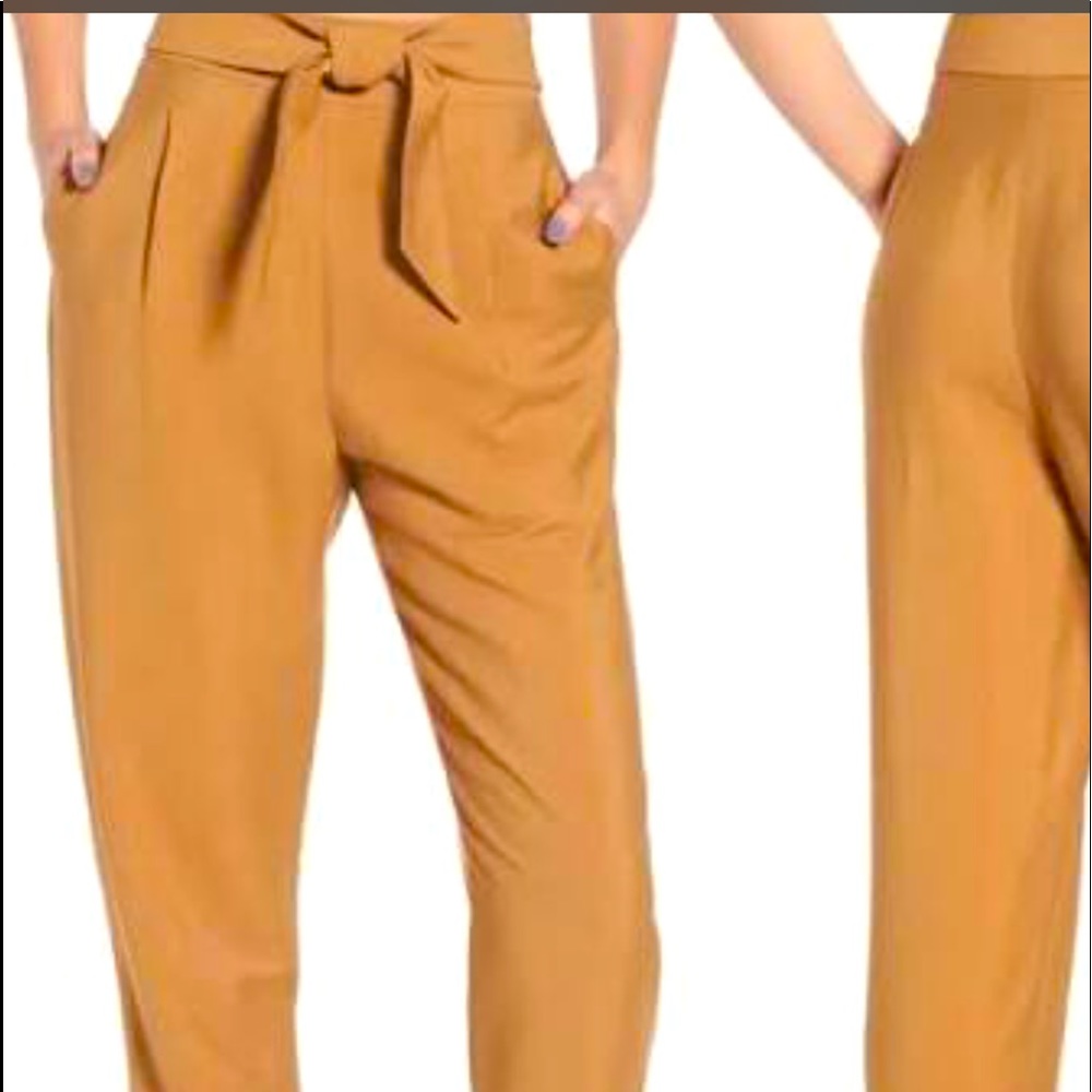 Leith tie front pants